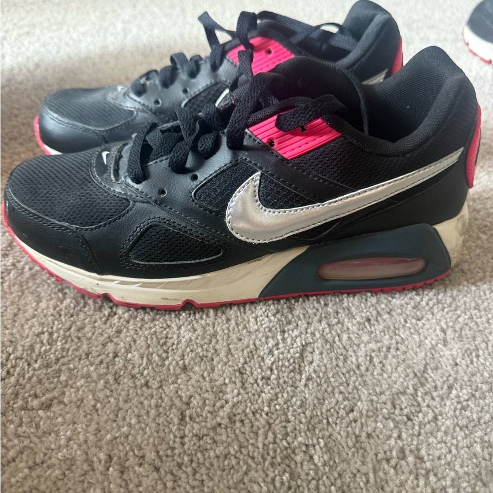 Nike Black Sneakers with White Logo